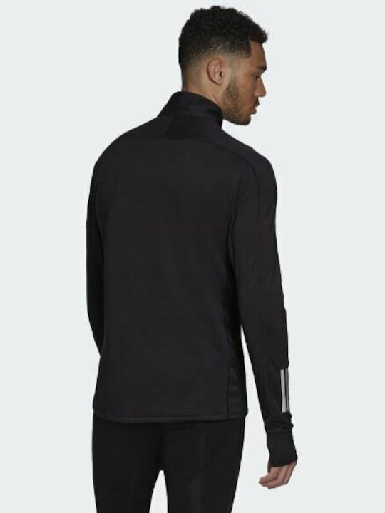 Adidas Own The Run Bluza Bărbătească cu Mânecă Lungă Neagră