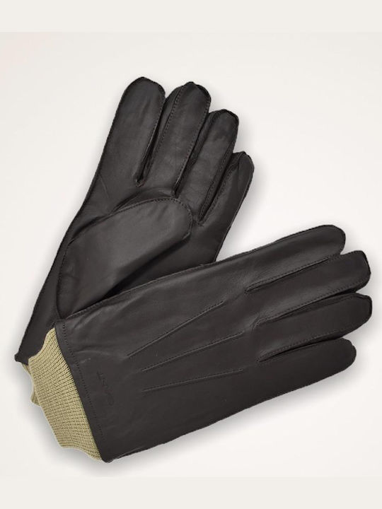 Gant Braun Leder Handschuhe