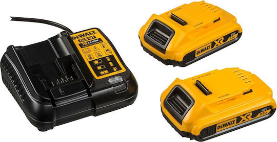 DEWALT DCD778D2T Κρουστικό Δραπανοκατσάβιδο Μπαταρίας 18V 2x2Ah