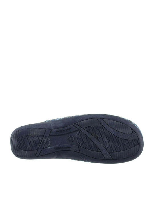 Adam's Shoes Women's Slippers 742-6538 Blue