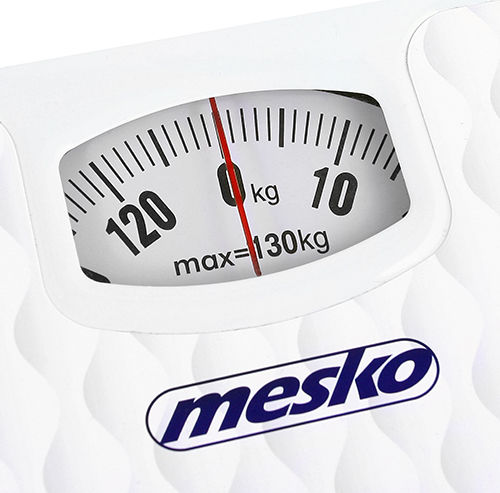 Mesko Αναλογική Ζυγαριά 130kg Λευκή MS8160