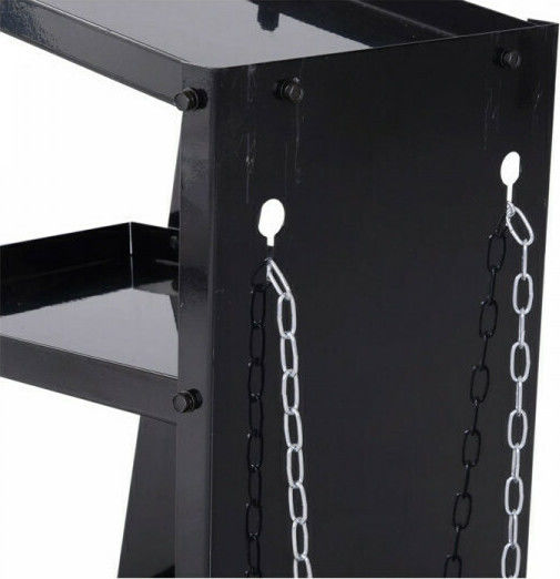 Durhand Καρότσι Μεταφοράς 71x39x70cm Καρότσι Μεταφοράς Ηλεκτροκόλλησης για Φορτίο Βάρους έως 50kg σε Μαύρο Χρώμα