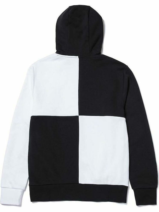 X Playboy Color Block Hanorac cu Glugă Negru