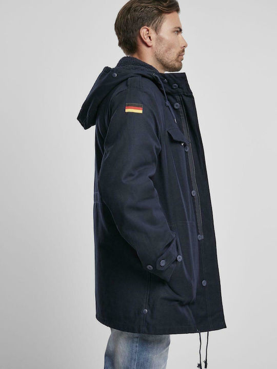 Winter Jacke Parka Marineblau