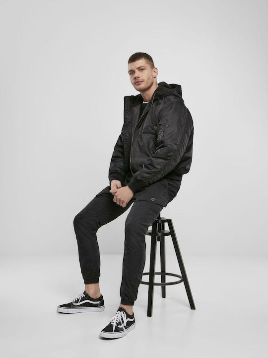 Winter Jacke Bomber Schwarz