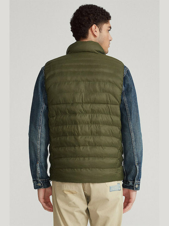 Ralph Lauren Ärmellos Herren Jacke Puffer Khaki