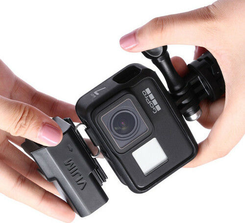 Ulanzi VIJIM Microphone Mount pentru GoPro Fusion / Hero 10 / Hero 11 / Hero 11 Mini / Hero 12 / Hero 2018 / Hero 3 / Hero 3+ / Hero 4 / Hero 4 Session / Hero 5 / Hero 5 Session / Hero 6 / Hero 7 / Hero 8 / Hero 9 / Max
