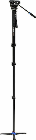 Benro Benro Aluminium Fotostativ Monopod Kit mit Dreibeinbasis mit Hydraulischer Kopf und Maximalbelastung 4kg