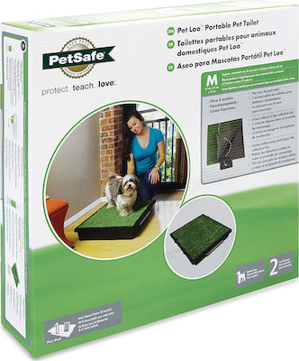 PetSafe Pet Loo - Toilette für Hunde mit Gras 63x63cm