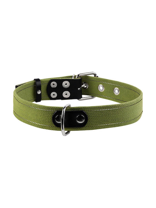 Collar Collar with Reflective Lines Green 41-53 cm