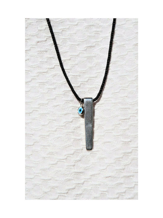 MALE HANDMADE NECKLACE WITH BAR AND EYE