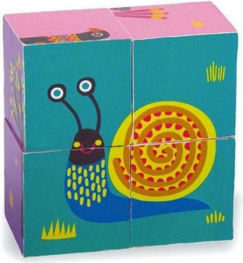 Wooden Kids Puzzle Easy Blocks Forest 4pcs (Various Designs) 1pc Oops
