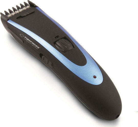 Esperanza Apollo Επαναφορτιζόμενη Κουρευτική Μηχανή Black/Blue EBC004