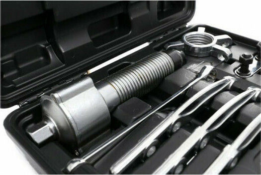 Kraft & Dele Puller Set for Bearings 9pcs with 5T crank in a suitcase