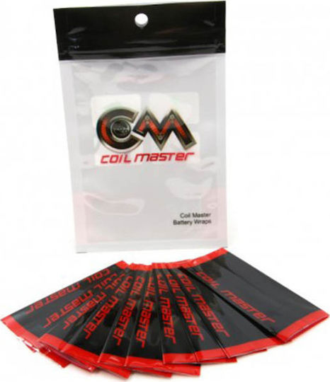 Coil Master Αυτοκόλλητο Ηλεκτρονικού Τσιγάρου 10τμχ σε Μαύρο χρώμα