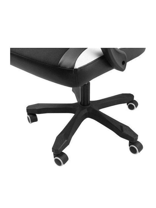 Fury Avenger M+ Καρέκλα Gaming Δερματίνης Μαύρο/Λευκό
