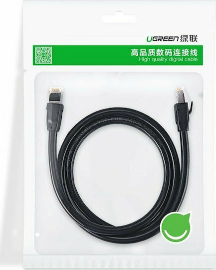 Ugreen S/FTP Cat.8 (40Gbps) Καλώδιο Δικτύου Ethernet 20m Μαύρο