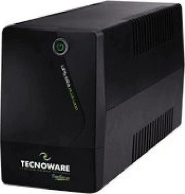 Tecnoware Era Plus 1600 UPS Line-Interactive 1200VA 1120W with 2 Schuko Power Plugs