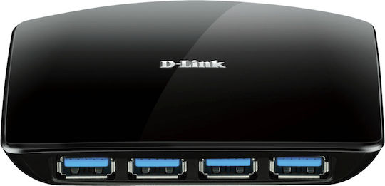 D-Link Hub 4 Θυρών USB 3.0 με σύνδεση USB-A