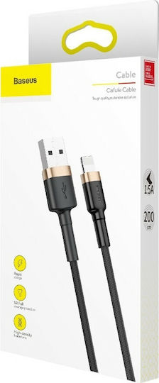 Baseus Cafule IP Edition Braided USB-A to Lightning Cable Black 2m (CALKLF-CV1)