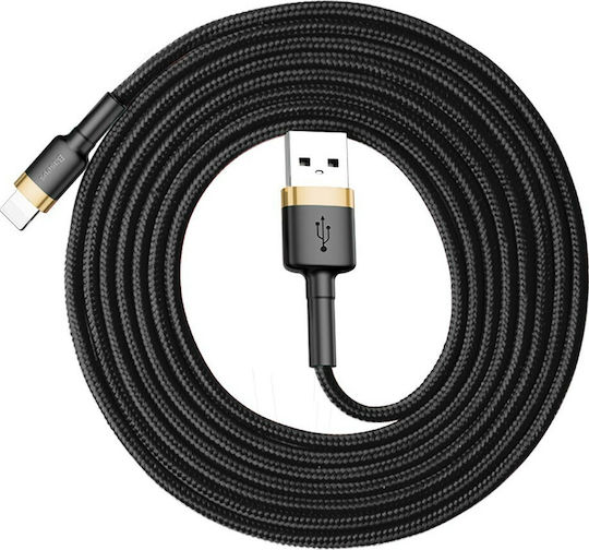 Baseus Cafule IP Edition Braided USB-A to Lightning Cable Black 2m (CALKLF-CV1)