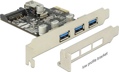 DeLock PCIe Controller with 4 USB 3.0 Ports