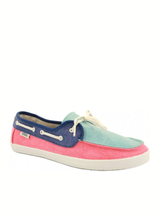 Vans Chauffette Γυναικεία Boat Shoes Aqua Sea/Calypso Coral