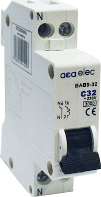 Aca 2-Poles Automatic Circuit Breaker 25A MCB C25 3KA 1M DY02080005