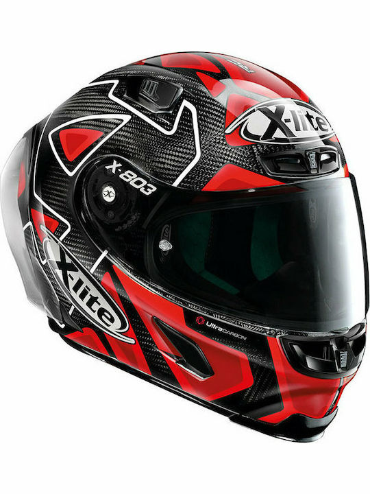 X-Lite X-803 RS Ultra Carbon 27 D.Petrucci Κράνος Μηχανής Full Face 1300gr με Pinlock