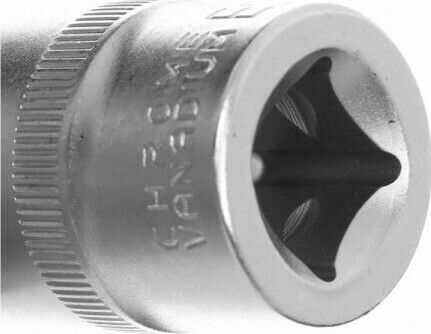 Kraft & Dele Καρυδάκια Torx με Καρέ Υποδοχής 1/2" Σετ 9τμχ