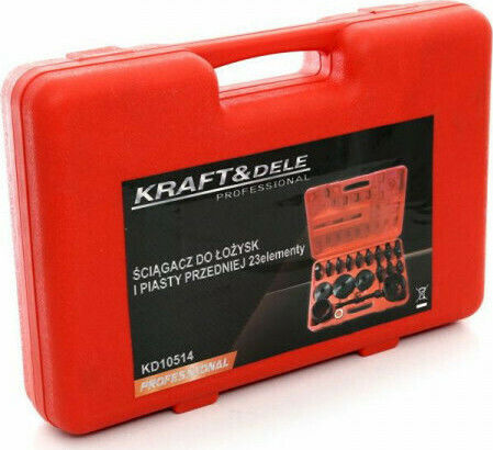Kraft & Dele Σετ Εξωλκείς για Ρουλεμάν 23τμχ Πλήμνης Τροχού