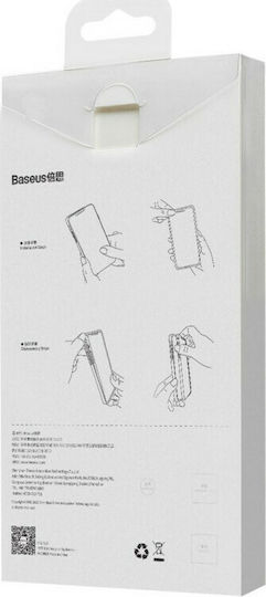 Baseus Wing Back Cover Σιλικόνης 0.4mm Λευκό (iPhone 12 Pro Max)