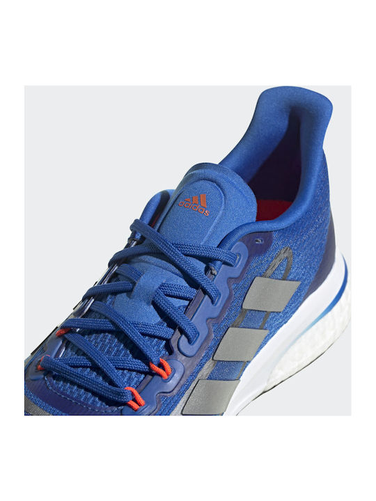 Supernova Sport Shoes Running Football Blue / Silver Metallic / Solar Red