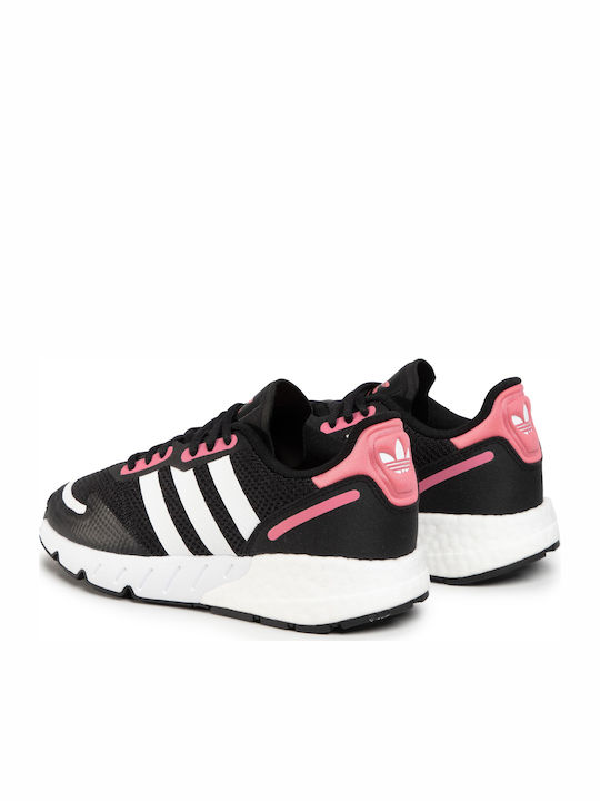 ZX 1K Boost Sneakers Core Black / Cloud White / Hazy Rose
