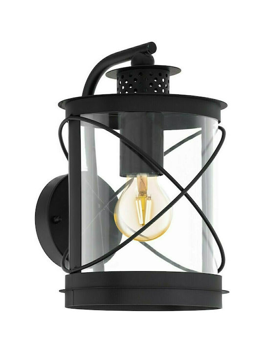 Eglo Hilburn Wall-Mounted Outdoor Lantern E27 IP44 20x28x28εκ.