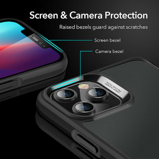 ESR Ice Shield Back Cover Σιλικόνης Μαύρο (iPhone 12 Pro Max)
