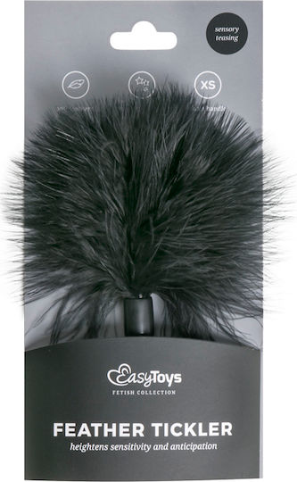 Easytoys Small Feather Tickler Φτερό για Γαργάλημα σε Μαύρο Χρώμα