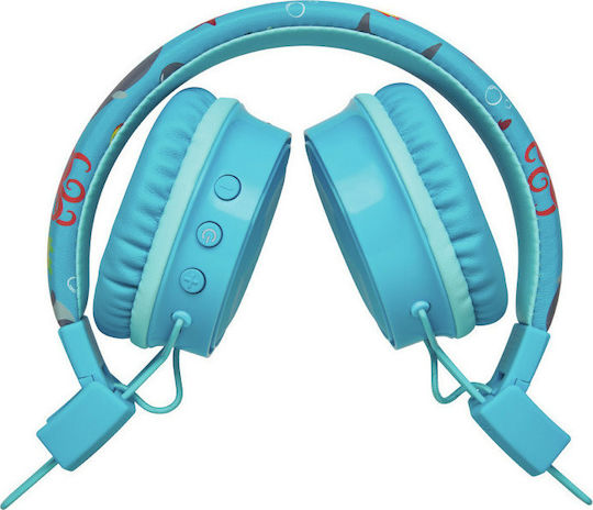 Trust Comi Ασύρματα Bluetooth Παιδικά On Ear Ακουστικά με Ραδιόφωνο με 20 ώρες Λειτουργίας Μπλε
