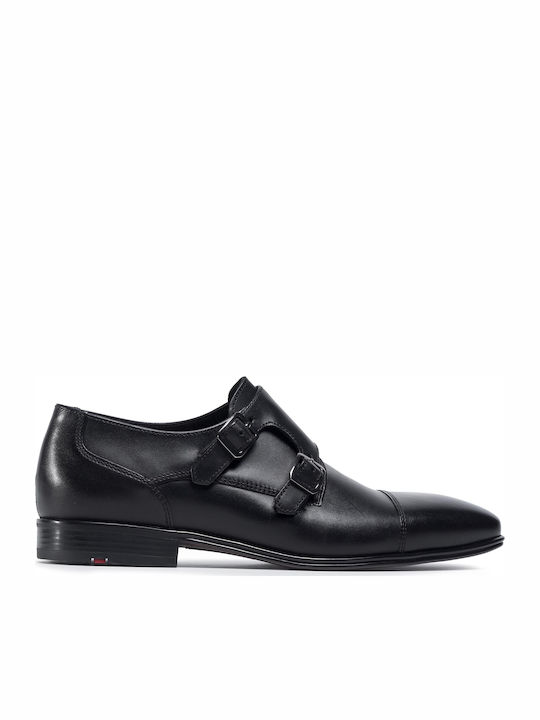 Lloyd Mailand Men's Leather Monk Shoes Black