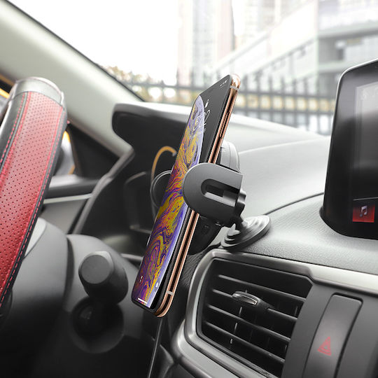 Hoco CA35L Car Mobile Mount with Clip-Peg Black HOC-CA35L-BK