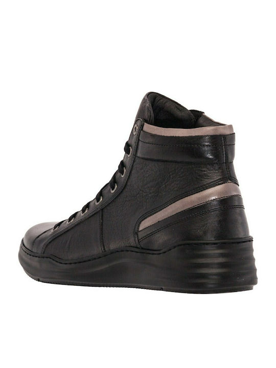 Piele Negru Ghete barbati