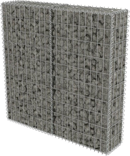 vidaXL Wall Garden Fencing Material with Covers 1pcs Silver
