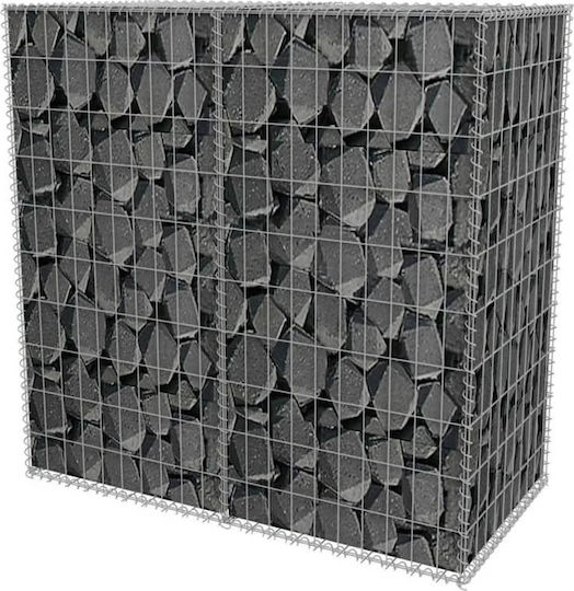 vidaXL Garden Fencing Material 1pcs Silver