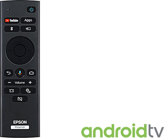 Epson EpiqVision EF-12 V11HA14040 Mini Projector LCD Full HD Laser with Wi-Fi and Built-in Speakers Black