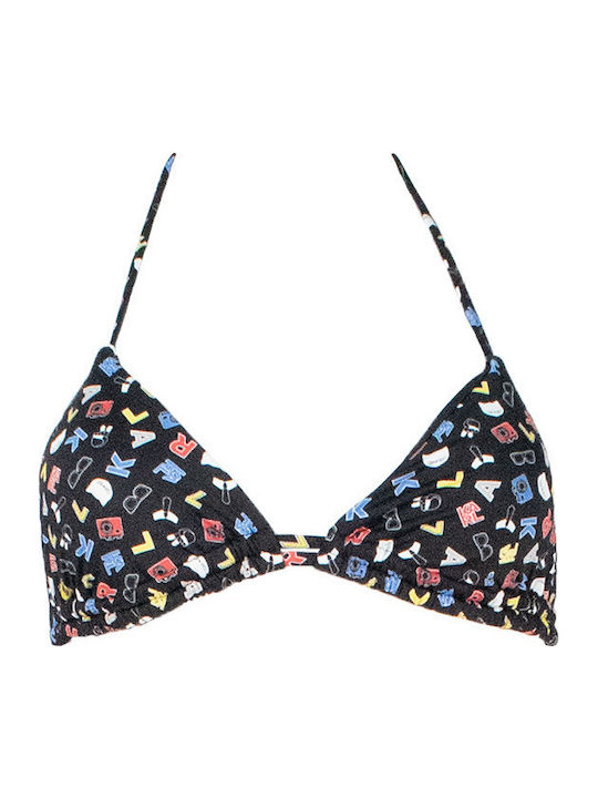 Triangle Bikini Top Black
