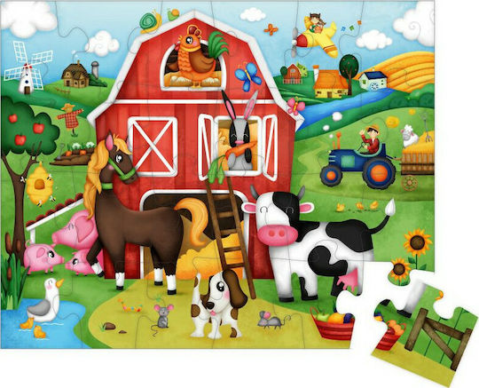 Puzzle pentru Copii Lumea Fermei pentru 4+ ani+ Ani 24buc Eureka