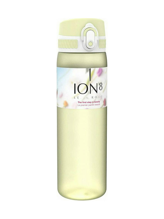 Ion8 Slim Frosted Wasserflasche Kunststoff 500ml Gelb