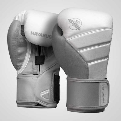 Hayabusa T3 Synthetic Leather Boxing Competition Gloves Gray