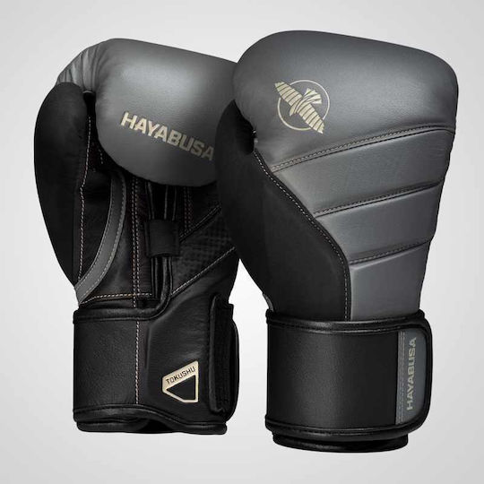 Hayabusa T3 Boxhandschuhe aus Kunstleder Gray