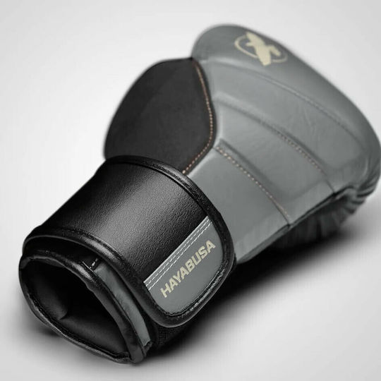 Hayabusa T3 Boxhandschuhe aus Kunstleder Gray